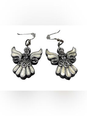 Handmade Angel Wire Earrings. 2.5”